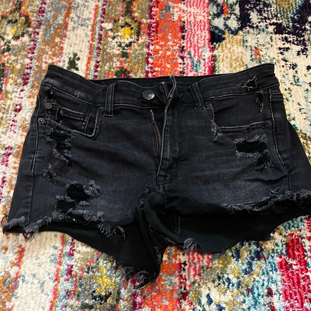 black AE shorts